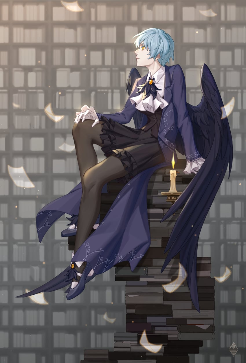 angela (project moon and 1 more) drawn by thedaw0
