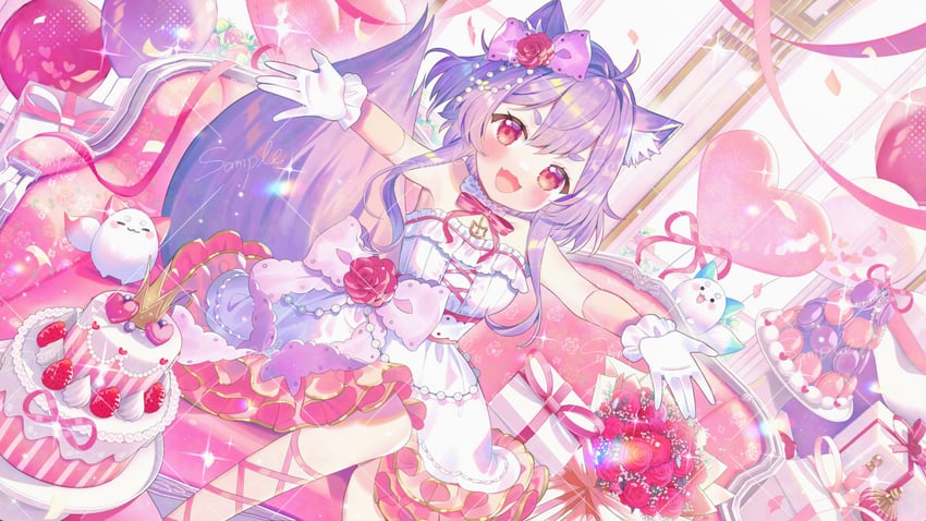 nekonomiya mitarou (indie virtual youtuber) drawn by ikari_(aor3507)
