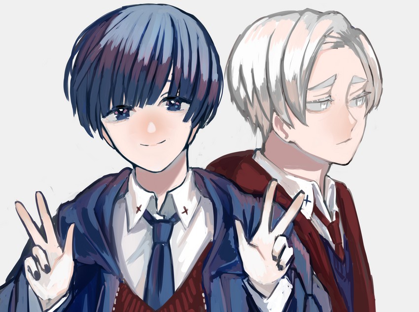 phosphophyllite and cairngorm (houseki no kuni) drawn by ririkonosukee