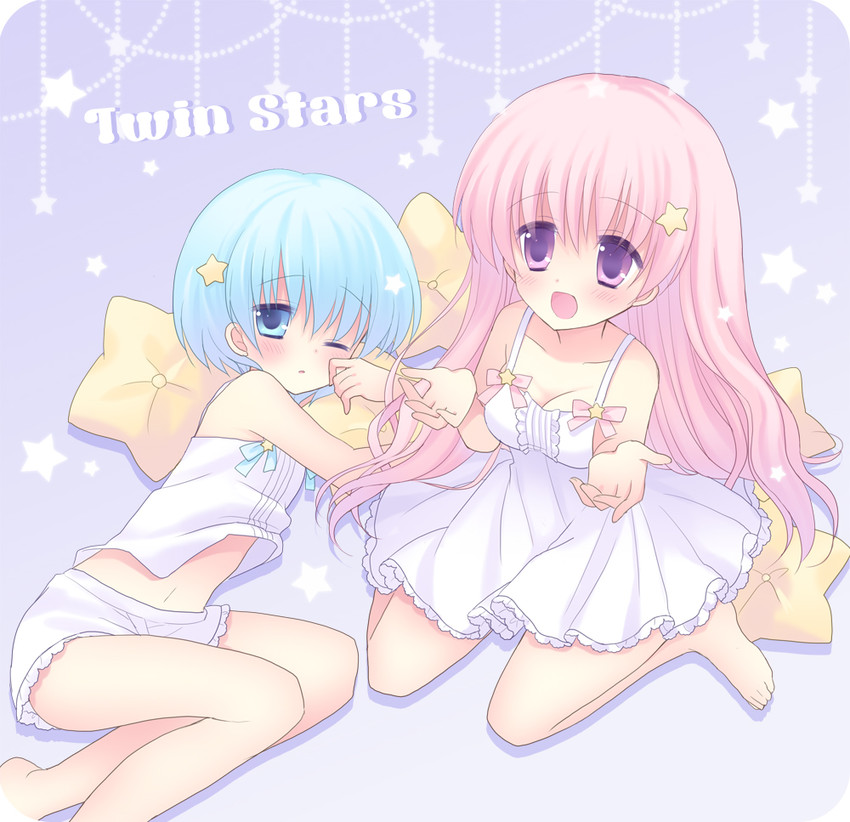 lala and kiki (sanrio and 1 more) drawn by hoshimame_mana