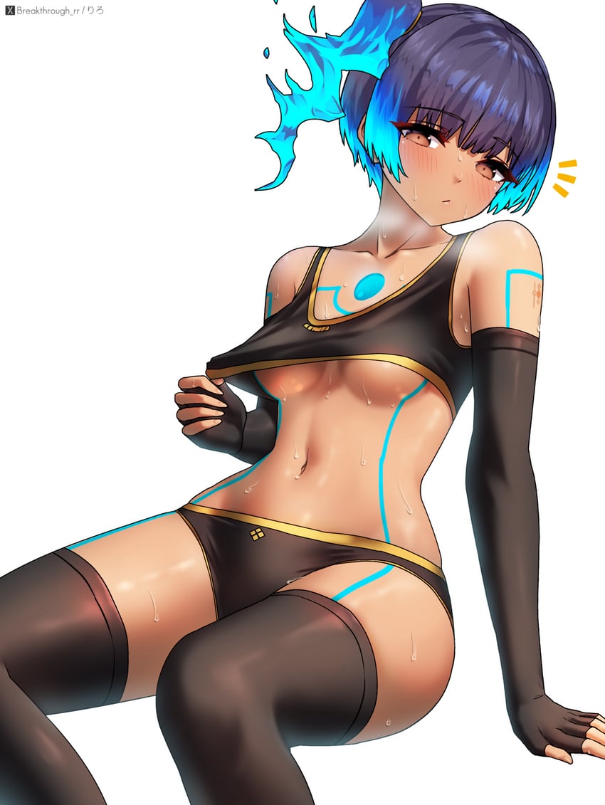 sena (xenoblade chronicles and 1 more) drawn by riro_(breakthrough_rr)
