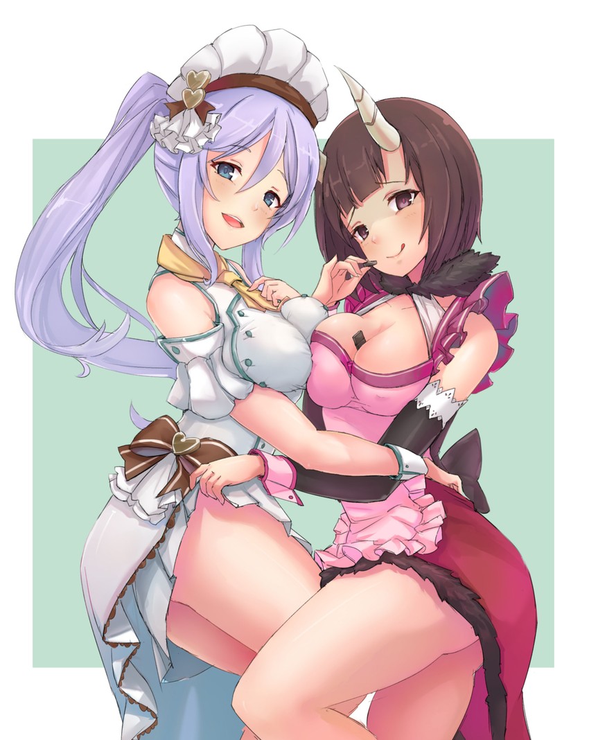 eriko and shizuru (princess connect!) drawn by liyu_(user_sfpu5743)