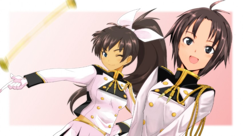 kikuchi makoto and ganaha hibiki (idolmaster and 1 more) drawn by youhei_(testament)