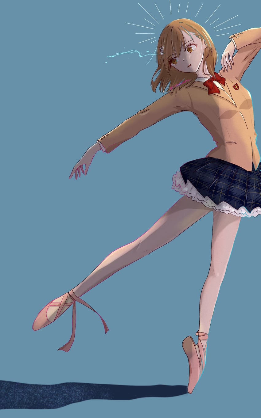 misaka mikoto (toaru majutsu no index and 1 more) drawn by pinkgekota0502