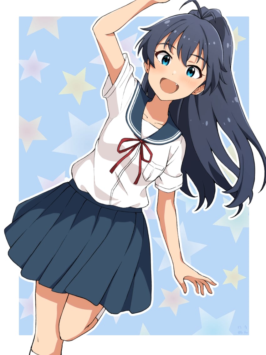 ganaha hibiki (idolmaster and 2 more) drawn by shibainu_no_tani