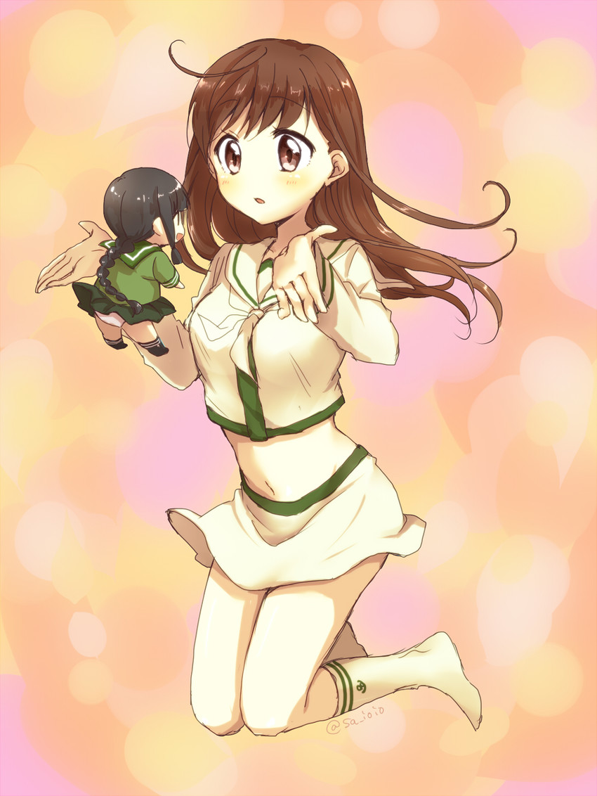 kitakami, ooi, and ooi kai ni (kantai collection) drawn by sa_ioio