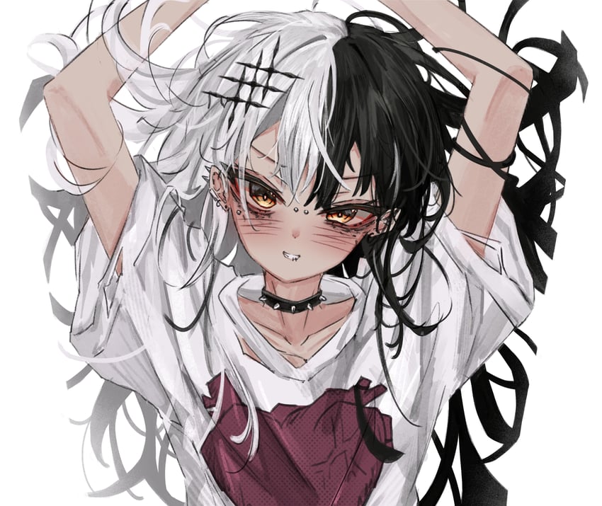 shiori novella (hololive and 2 more) drawn by akarinnndesu