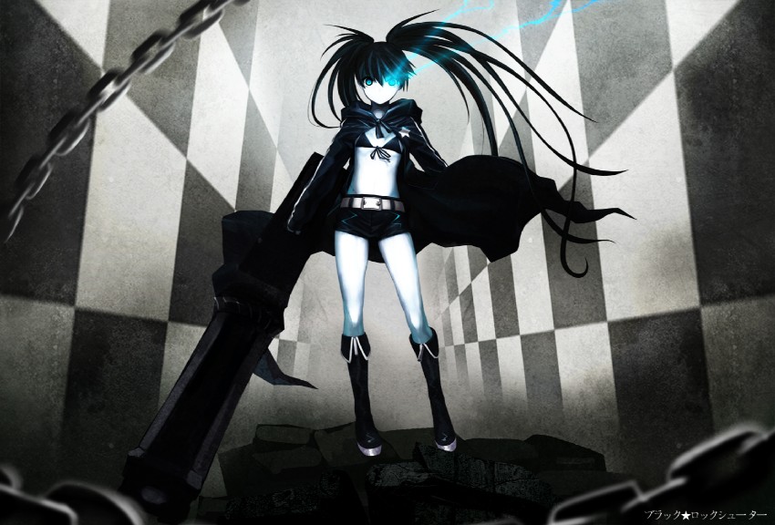 black rock shooter (black rock shooter) drawn by blight_essence