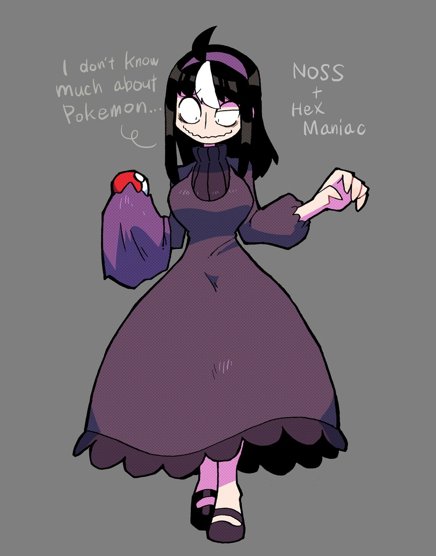 hex maniac and noss (original and 3 more) drawn by rariatto_(ganguri)