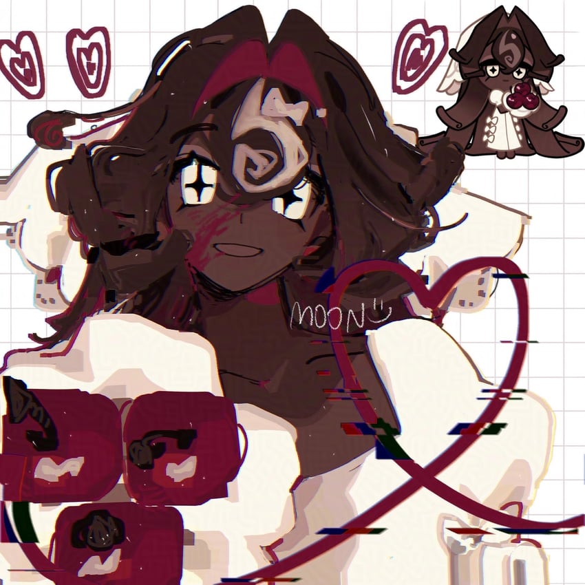 black forest cookie (cookie run and 1 more) drawn by barawrah