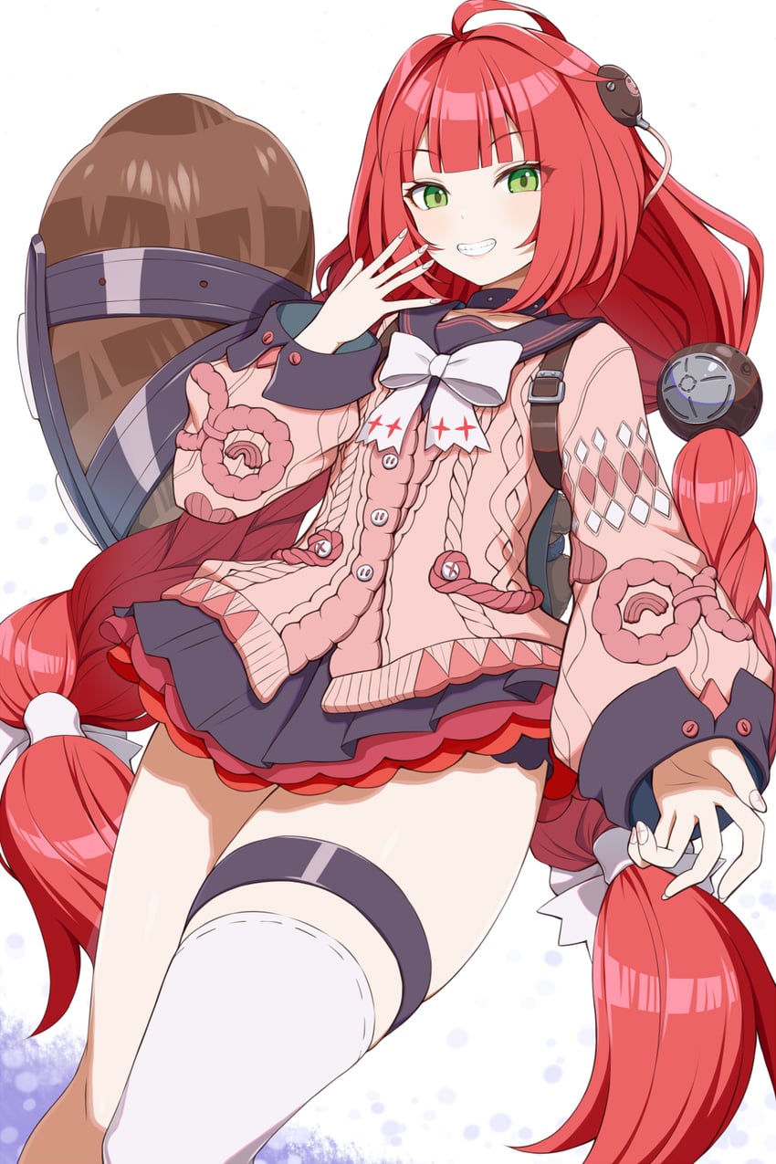 ukinami yuzuha (zenless zone zero) drawn by asamura_hiori