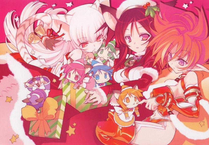 eneus, miyabi, and synclavia (magician's academy and 1 more) drawn by blade_(galaxist)