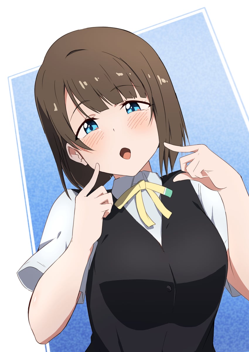 osaka shizuku and nakasu kasumi (love live! and 1 more) drawn by zasshoku_ojisan