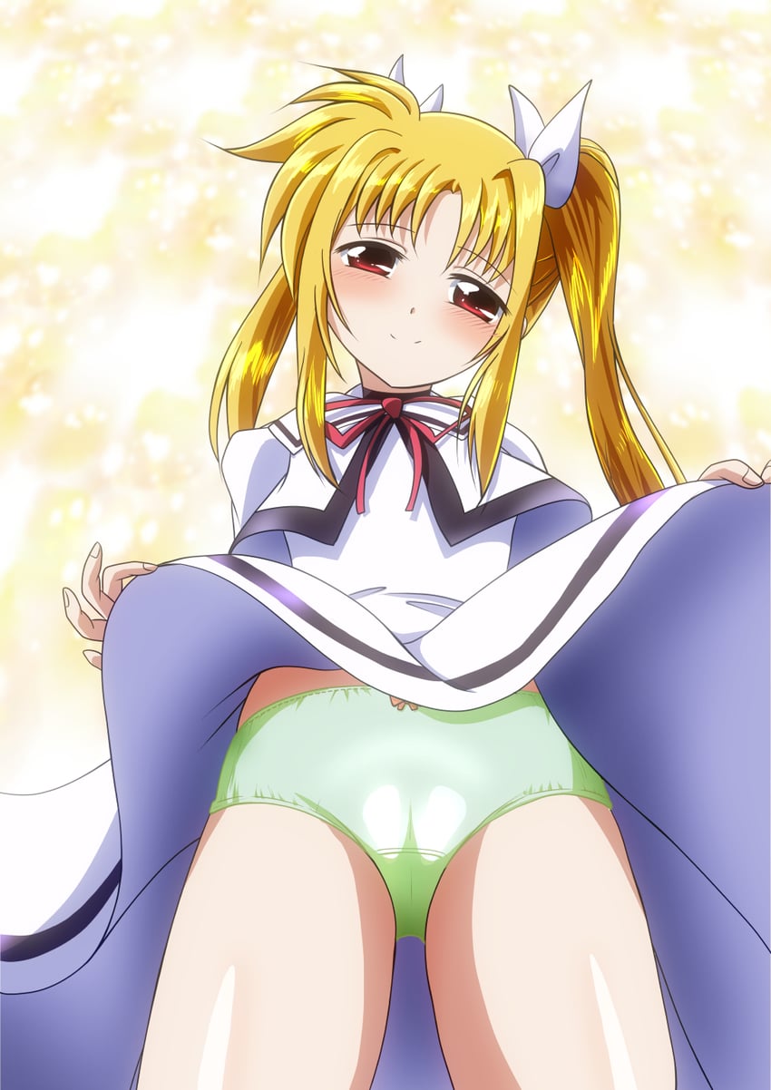 fate testarossa (lyrical nanoha and 2 more) drawn by kyolnov