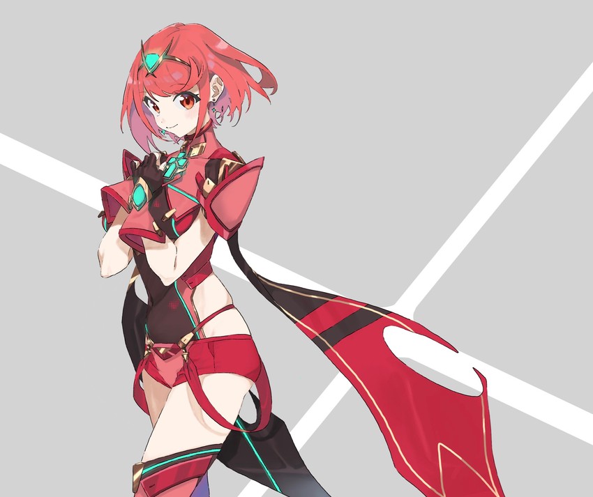 pyra (xenoblade chronicles and 1 more) drawn by machi_(wm)