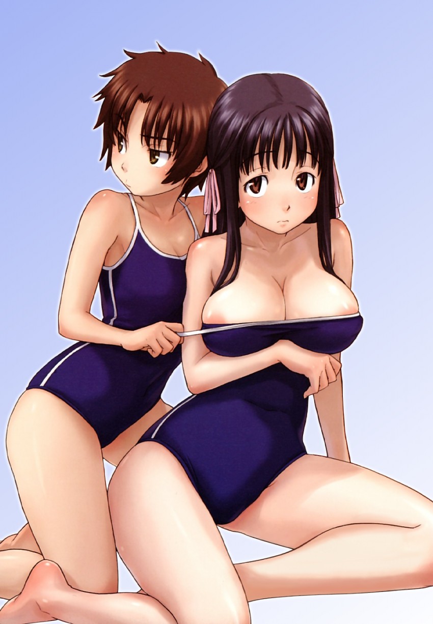 yoshida chiaki and eri (shoujo material and 1 more) drawn by naruko_hanaharu