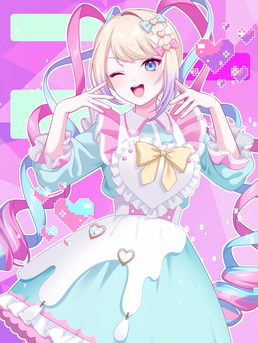 chouzetsusaikawa tenshi-chan (needy girl overdose and 1 more) drawn by pochimaru_(marumaru_wanwan)