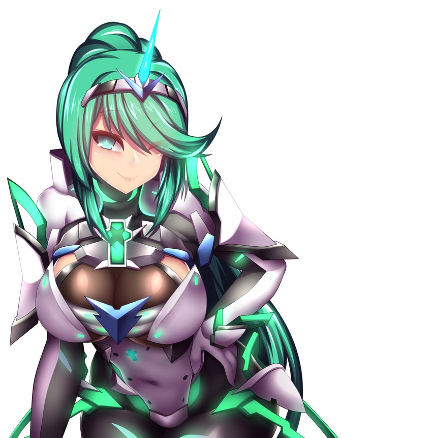 pneuma (xenoblade chronicles and 1 more) drawn by fi-san