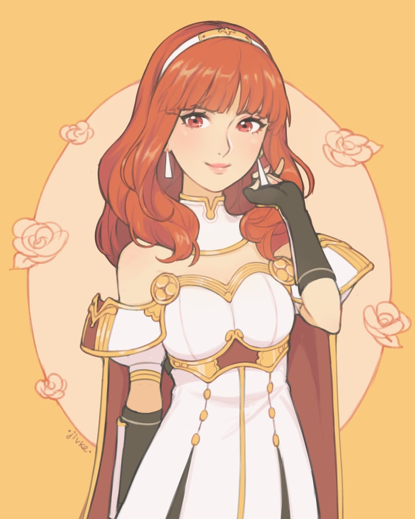 celica (fire emblem and 1 more) drawn by jivke