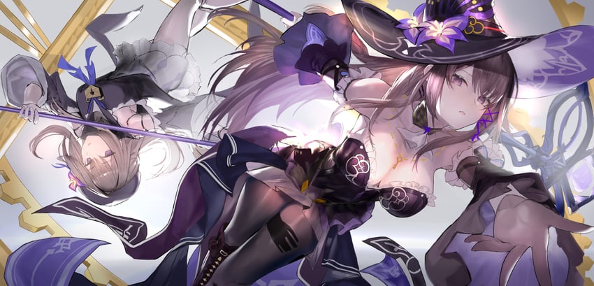 herta and the herta (honkai and 1 more) drawn by user_dwzh7447