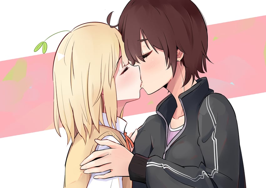 kase tomoka and yamada yui (asagao to kase-san) drawn by star-kiss