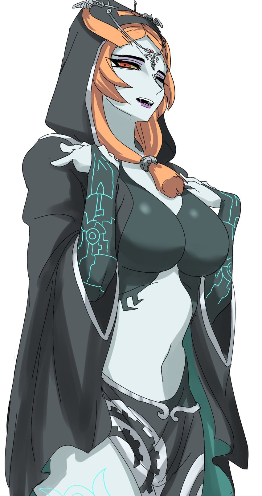 midna (the legend of zelda and 1 more) drawn by nasu_(ilo_a5)