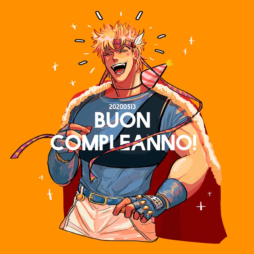 caesar anthonio zeppeli (jojo no kimyou na bouken and 1 more) drawn by salmonroe13