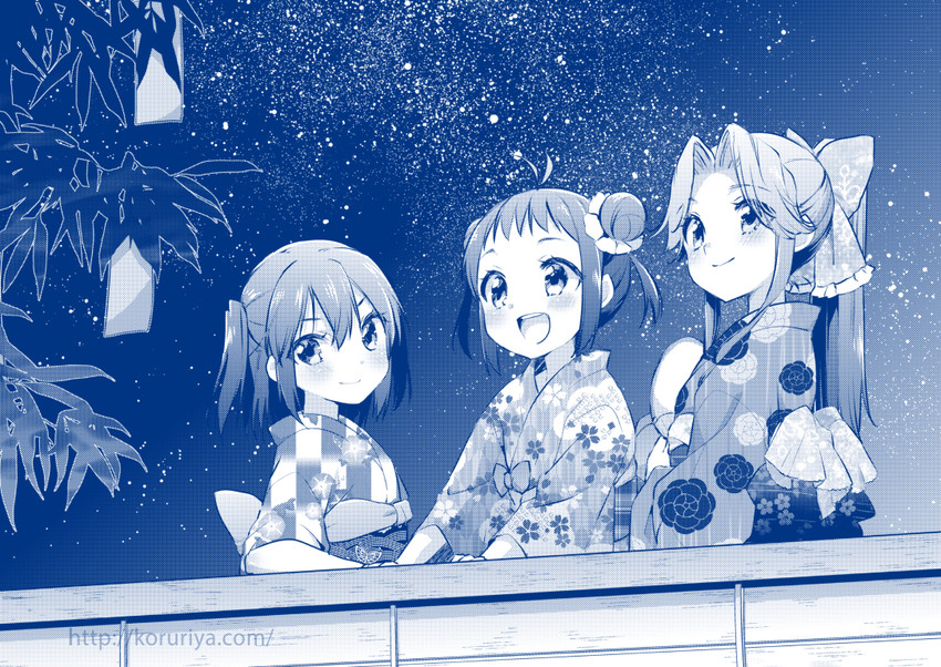 sendai, naka, and jintsuu (kantai collection) drawn by koruri