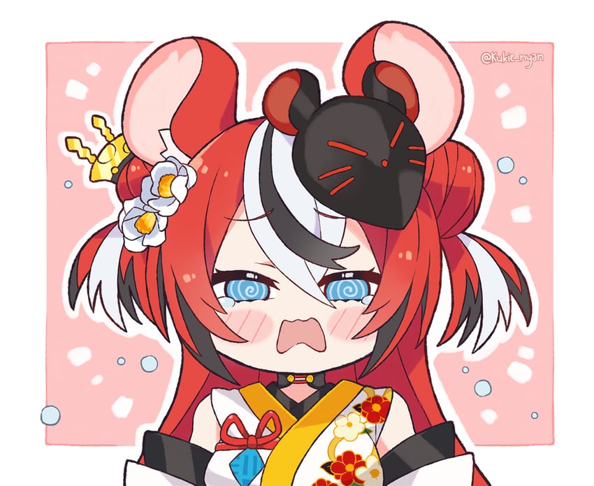 hakos baelz (hololive and 1 more) drawn by kukie-nyan
