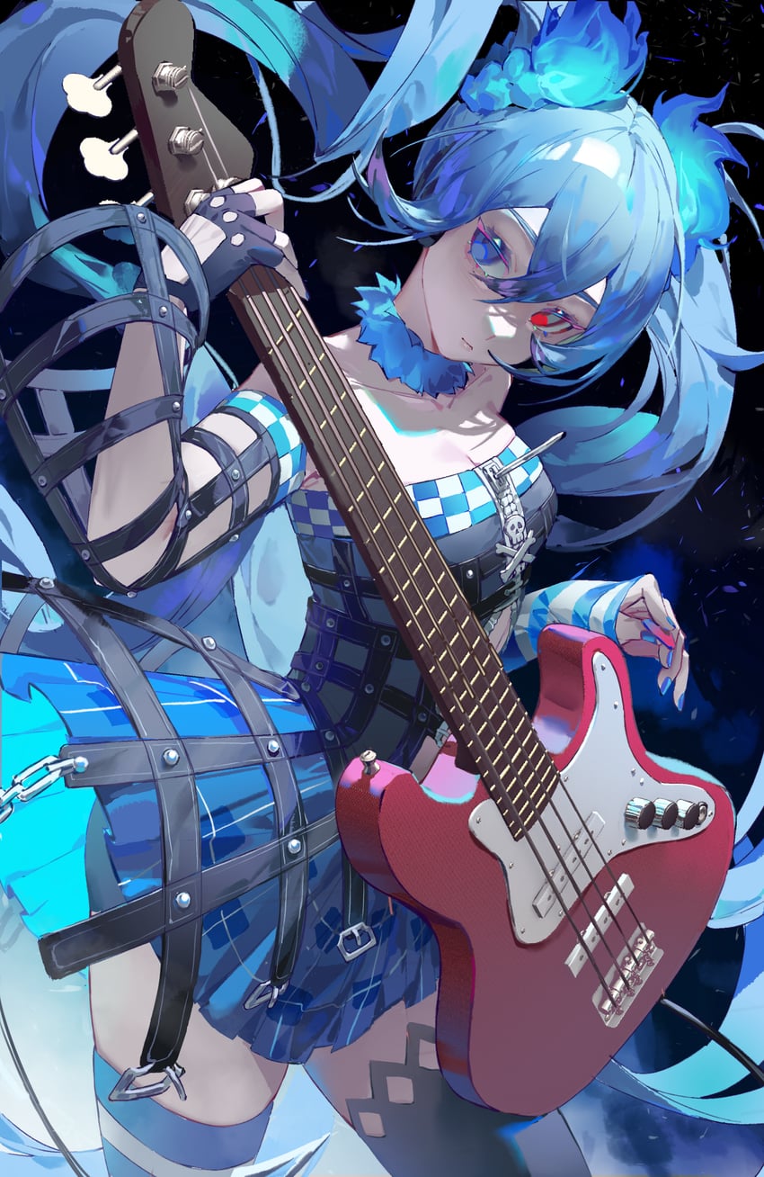 hatsune miku (vocaloid and 1 more) drawn by kako_(pixiv77158173)