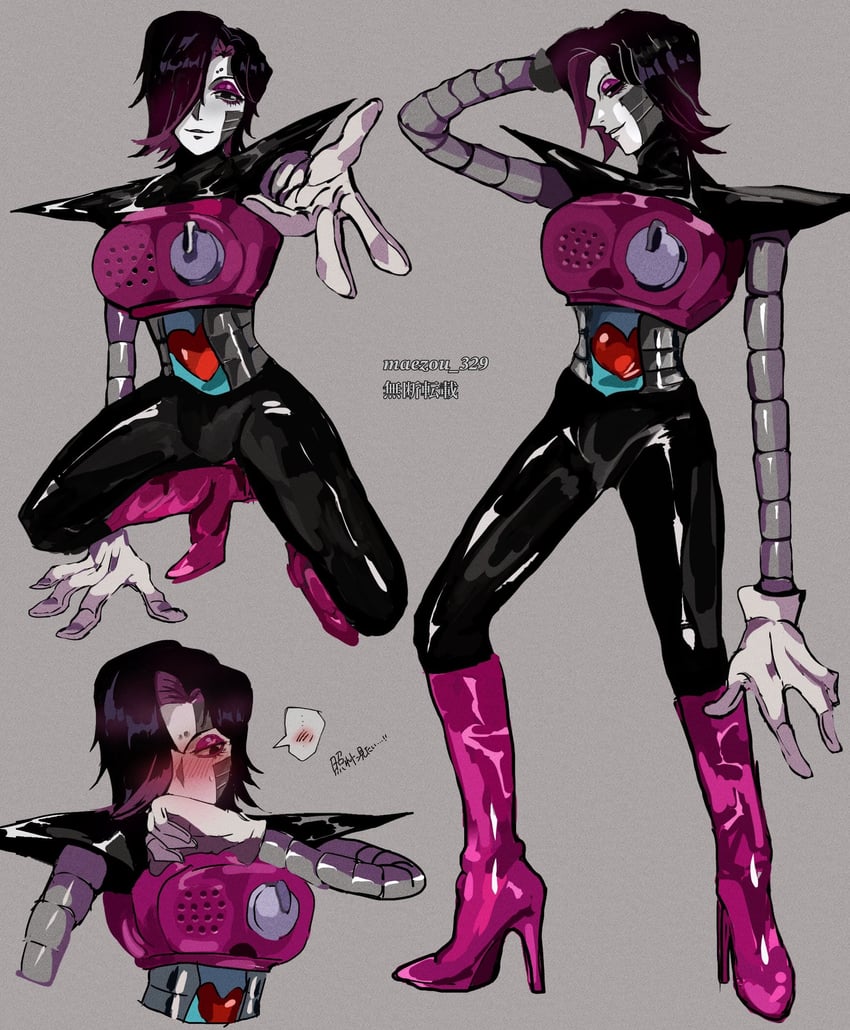 mettaton and mettaton ex (undertale) drawn by ma_e_zo