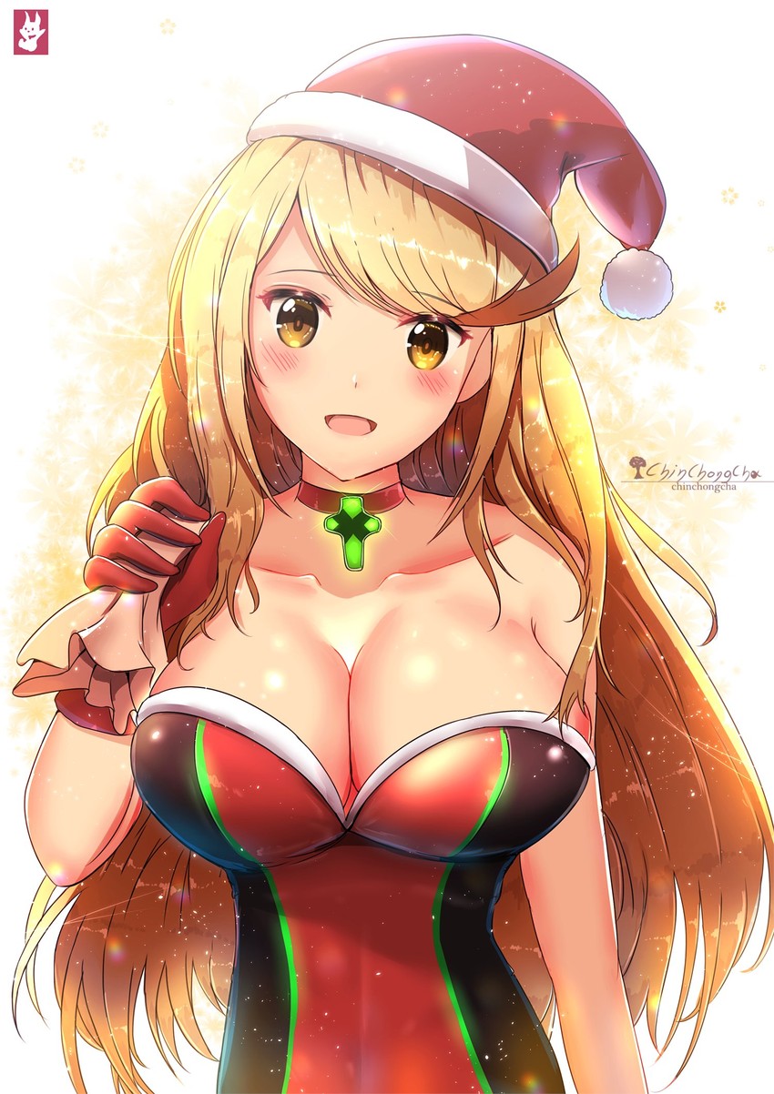 mythra (xenoblade chronicles and 1 more) drawn by chinchongcha