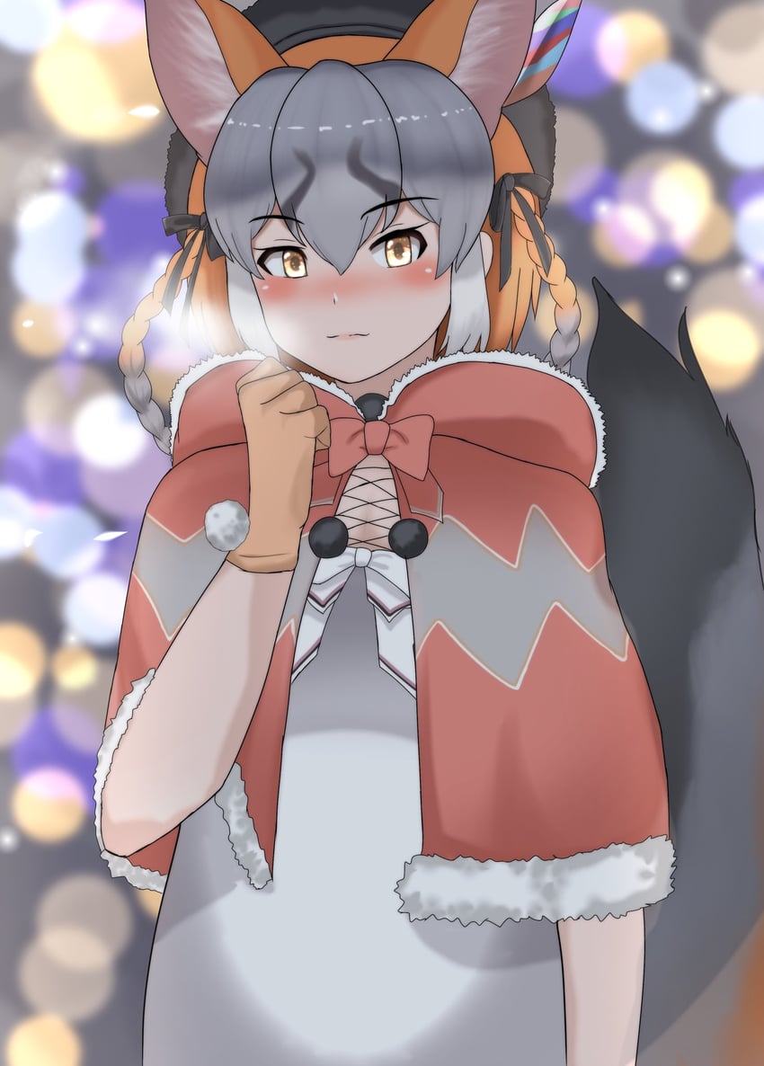 island fox (kemono friends and 1 more) drawn by sani