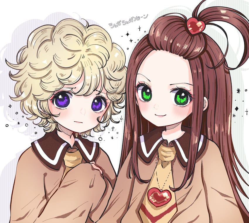 chocolat meilleure and vanilla mieux (sugar sugar rune) drawn by chanon