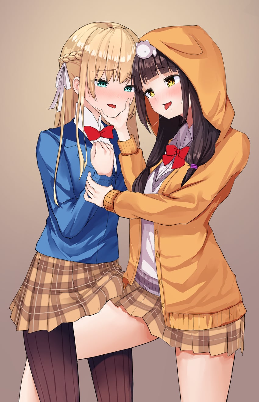 asakura karen and toujou tsukasa (heaven burns red) drawn by itsuki_nofuji