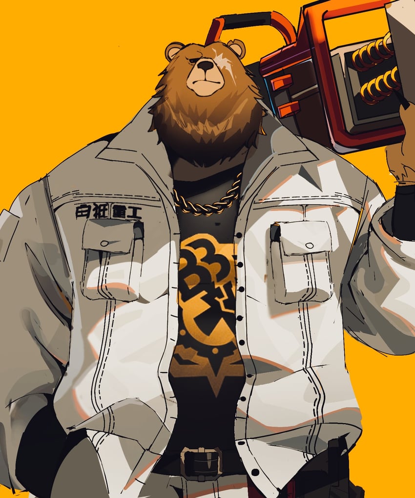 ben bigger (zenless zone zero) drawn by yuhei_ubigoreng