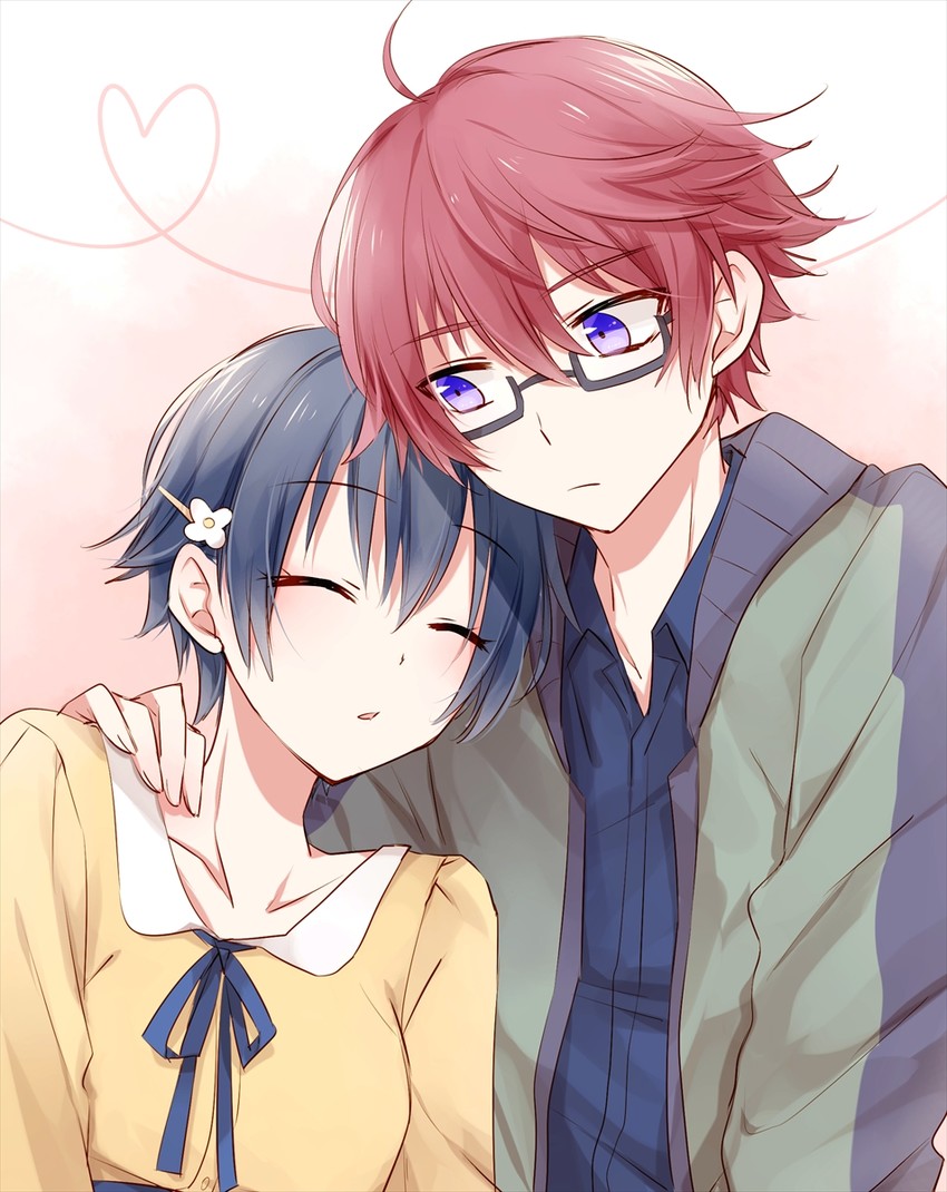 ikushima sora and shinomiya yuuki (tokyo xanadu) drawn by sano_(merrymerry)