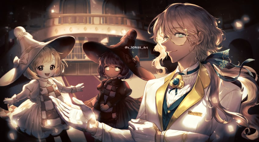 pawn white cookie, pawn black cookie, and earl grey cookie (cookie run and 1 more) drawn by x_sonak