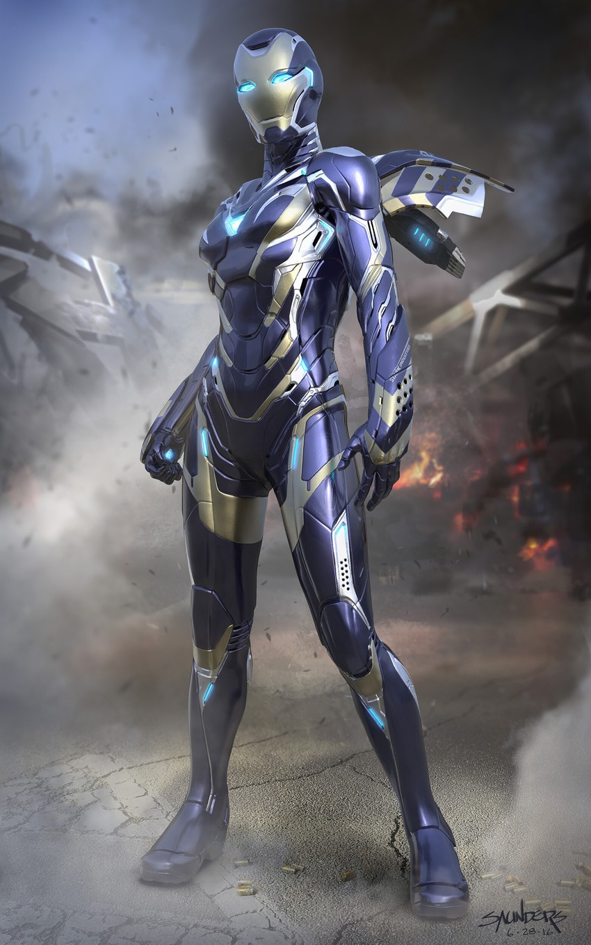rescue (marvel) drawn by philsaunders