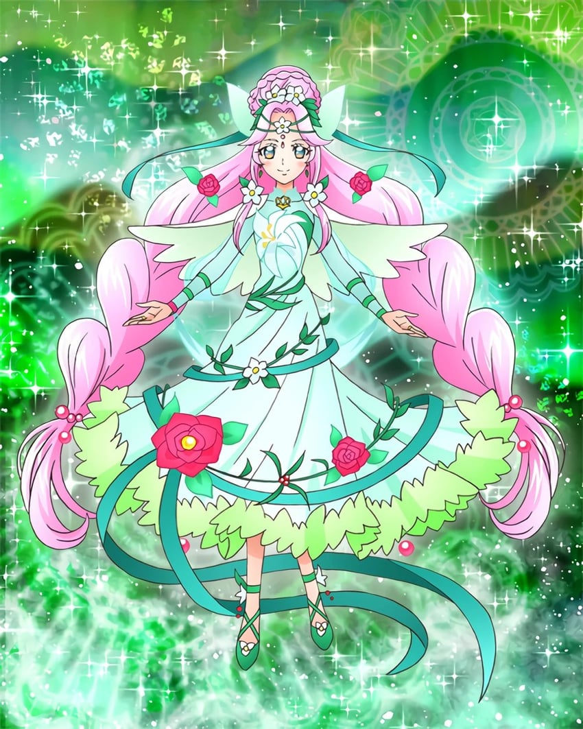 hanami kotoha and cure felice (precure and 2 more)