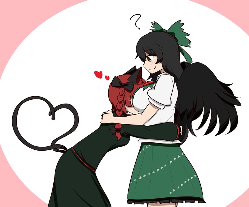 kaenbyou rin and reiuji utsuho (touhou) drawn by avian_zebra