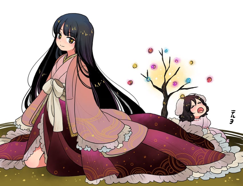 houraisan kaguya and inaba tewi (touhou) drawn by mashuu_masaki
