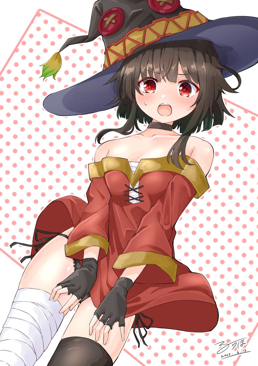 megumin (kono subarashii sekai ni shukufuku wo!) drawn by ruriho
