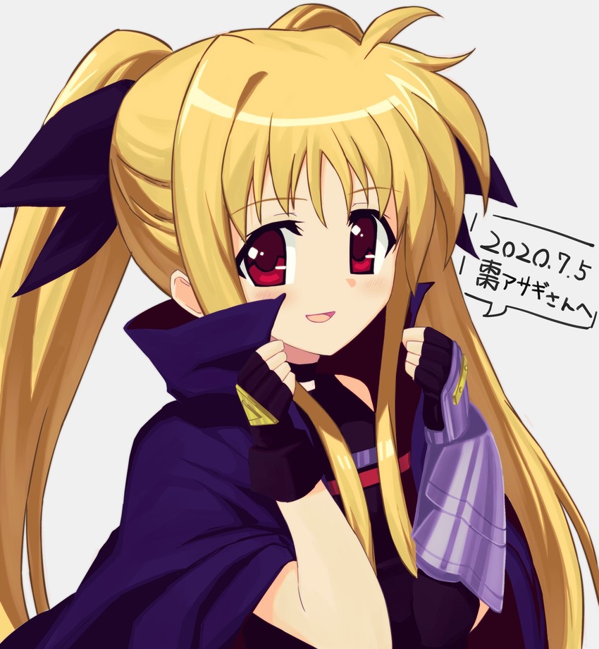 fate testarossa (lyrical nanoha and 2 more) drawn by naganegi_sinsen