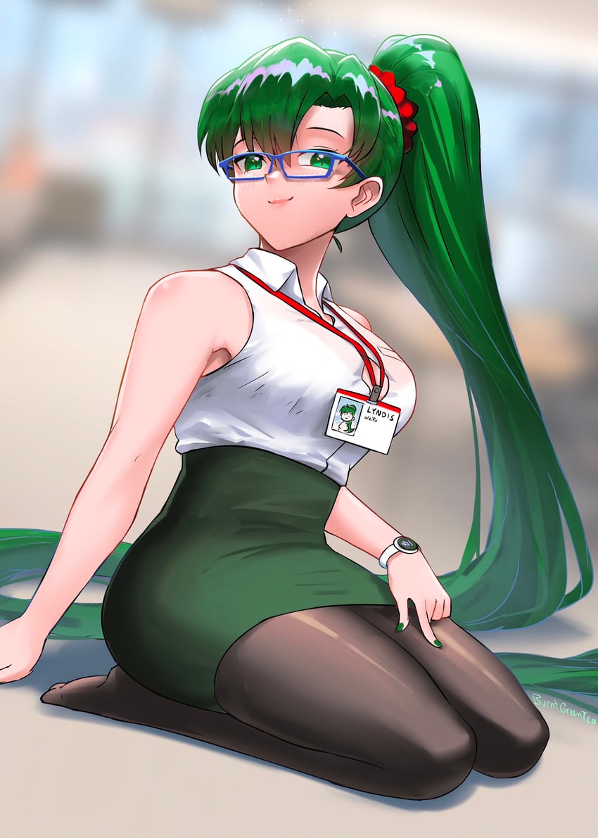 lyn (fire emblem and 1 more) drawn by burnt_green_tea