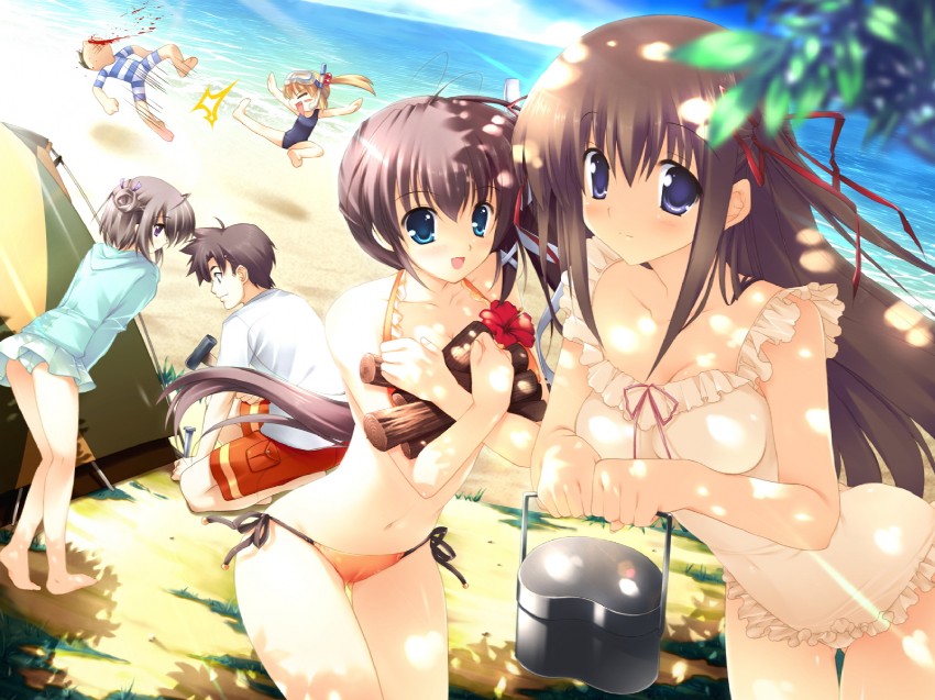 yashiro tsubasa, sanjouji shinobu, nanase yuuna, hiiragi chiyoko, and akitsuki ryuuji (kiss to lord to darjeeling) drawn by chikotam, mikeou, sasorigatame, and takanae_kyourin