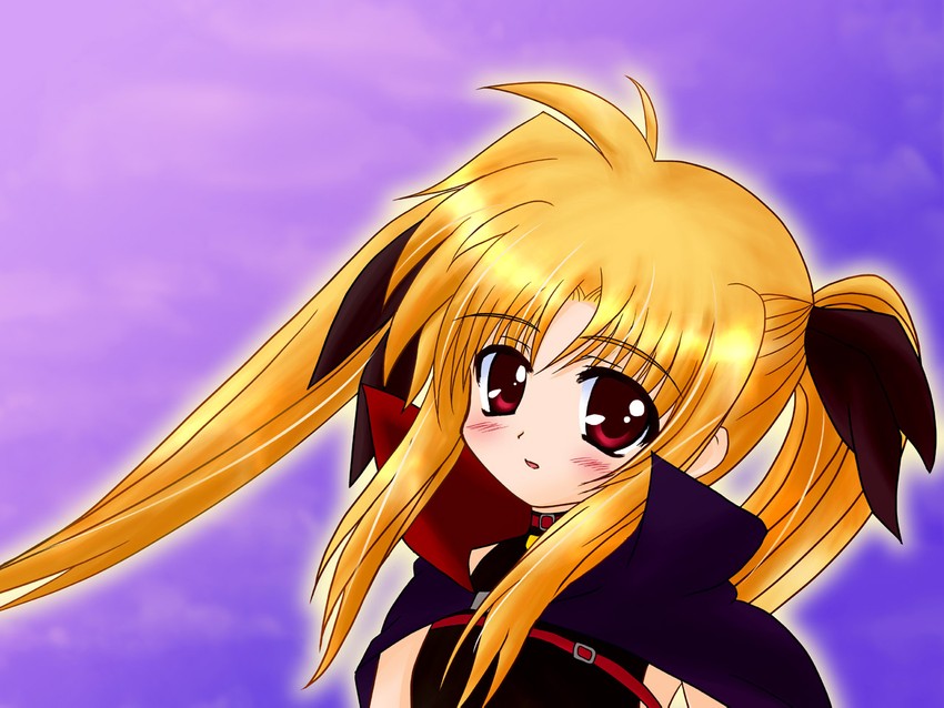 fate testarossa (lyrical nanoha and 1 more) drawn by shaian