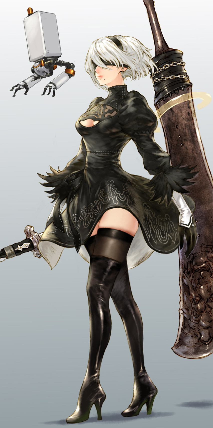 2b (nier and 1 more) drawn by makimura_shunsuke