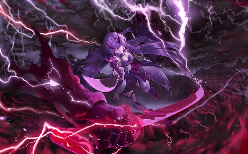raiden mei (honkai and 1 more) drawn by skavenprime