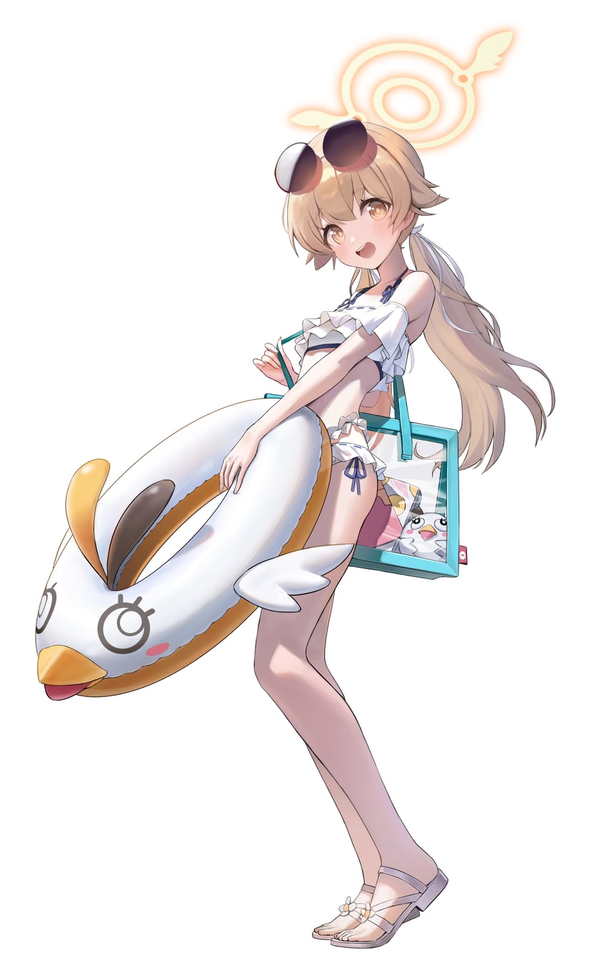 hifumi and peroro (blue archive) drawn by yarn_(yarn_03)